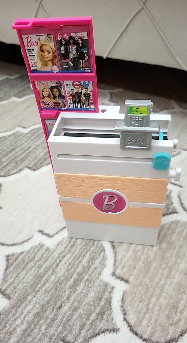 Barbie Temalı Pembe kasiyer - Görsel 5