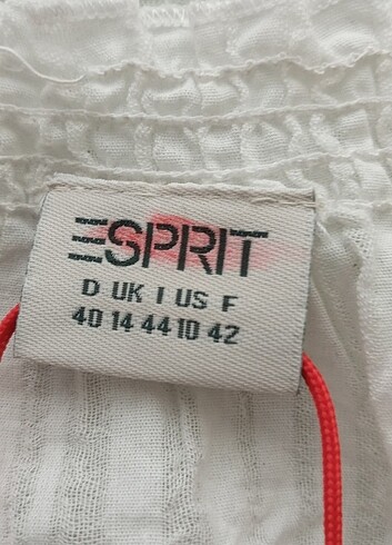 42 Beden beyaz Renk Kadin esprit marka bluz