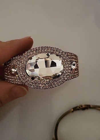 Beden Payetli Altın Renkli Kadın Bileklik