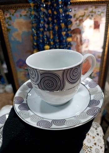 Kütahya porselen çay boy fincan takımı - Görsel 5