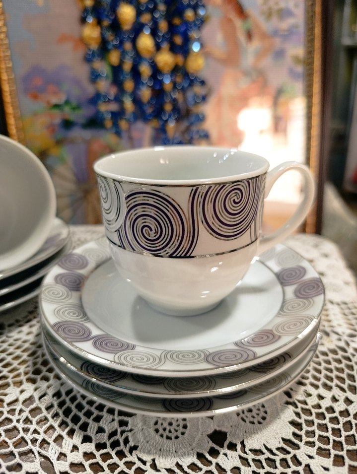 Kütahya porselen çay boy fincan takımı - Görsel 4