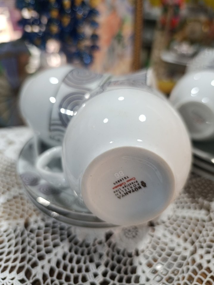 Kütahya porselen çay boy fincan takımı - Görsel 2