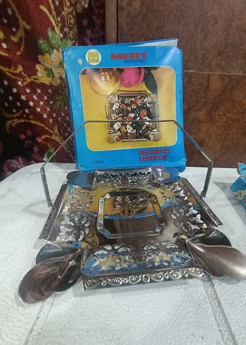 gümüş Renkli Metal Şekerlik - Görsel 5