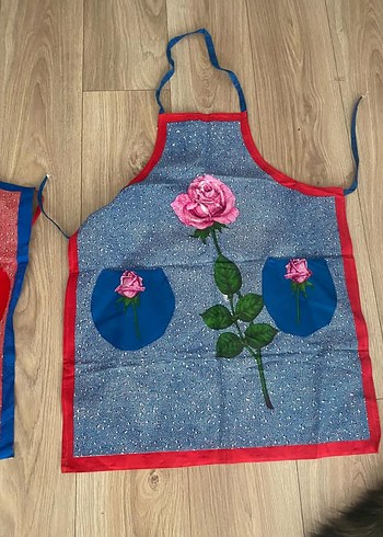 2 adet sandıktan çıkma el işi Mutfak Önlüğü - Görsel 3