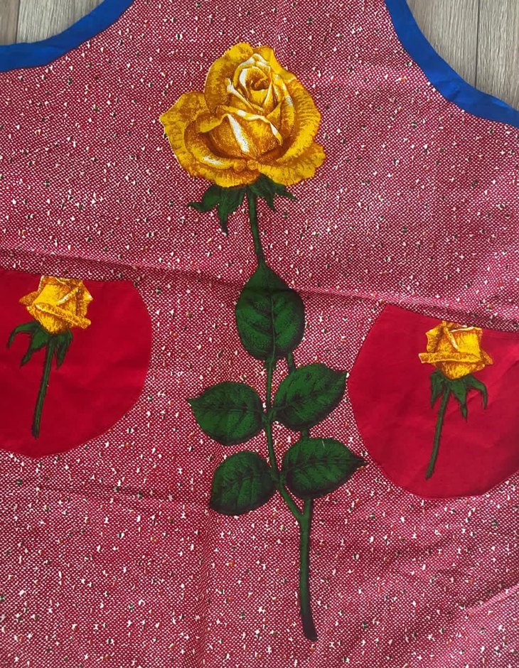 2 adet sandıktan çıkma el işi Mutfak Önlüğü - Görsel 5