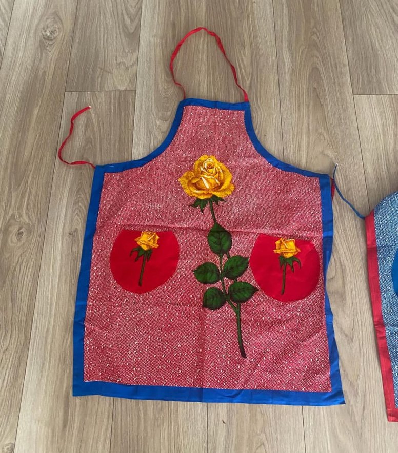 2 adet sandıktan çıkma el işi Mutfak Önlüğü - Görsel 2