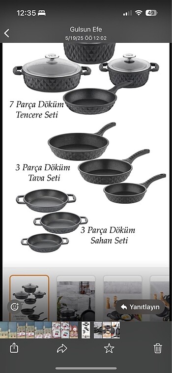 Beden siyah Renk Taç döküm tencere 20*24*26*26 cm ler Taç döküm Tava seti 20*24*