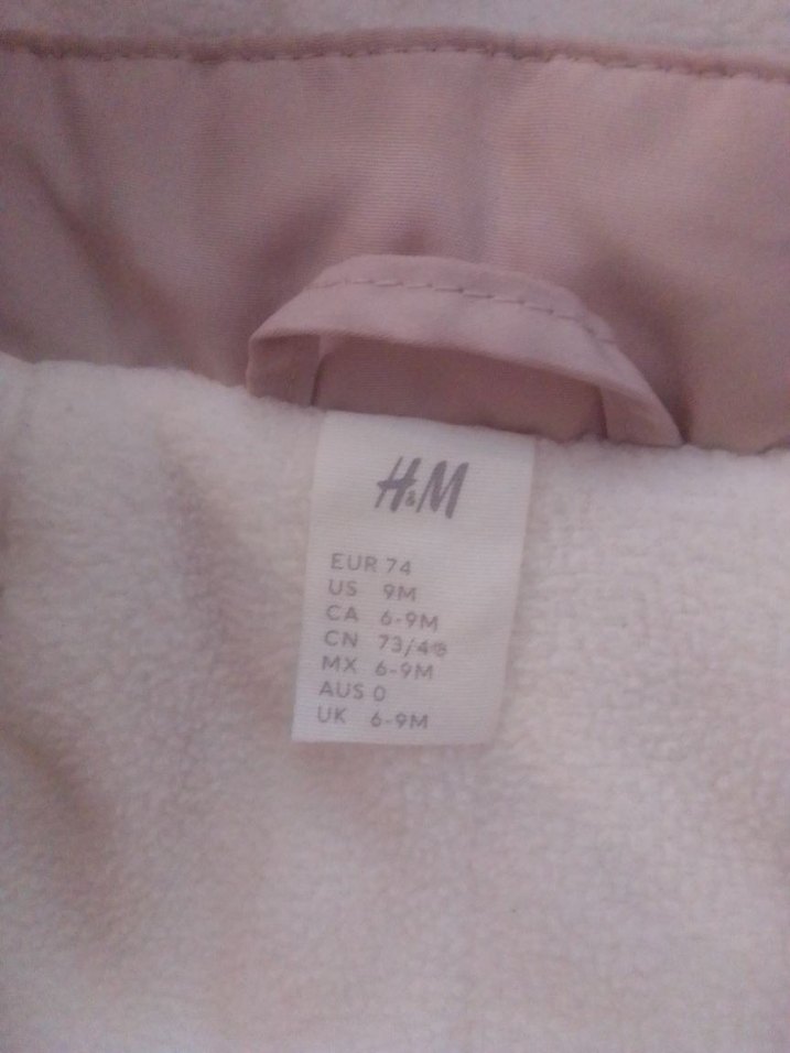 Bebek Bej Kapüşonlu Mont - Görsel 4