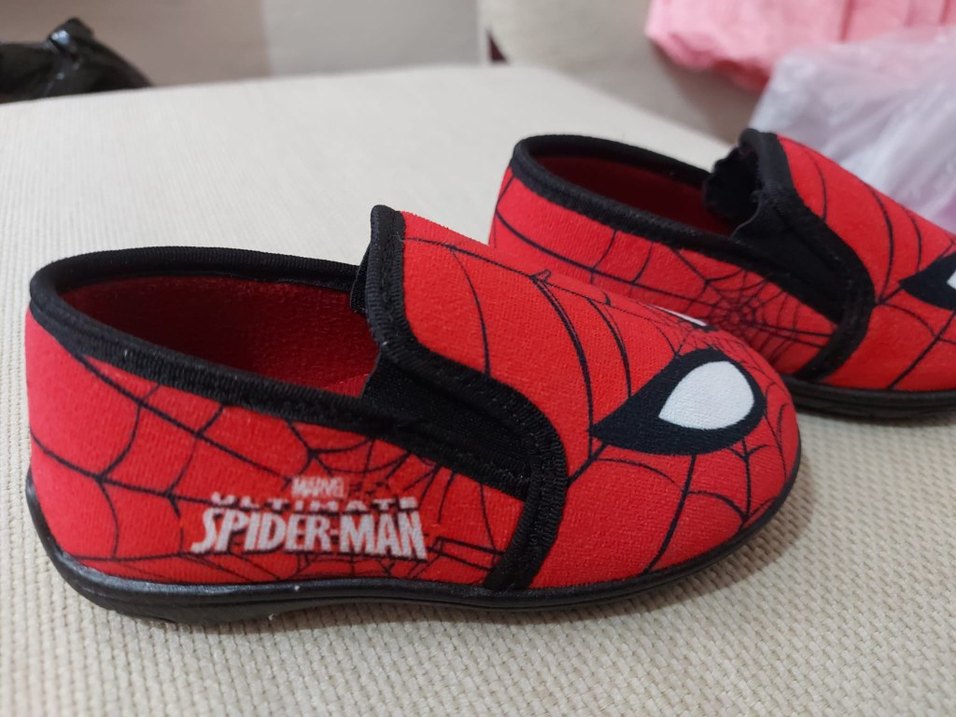 Erkek Çocuk Renkli Örümcek Adam Panduf - Görsel 2