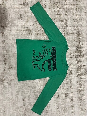 H&M 4-6yaş uzun kollu tişört erkek çocuk