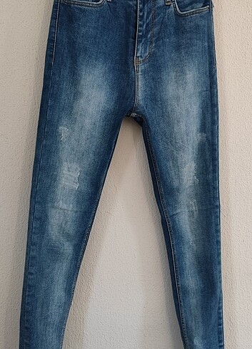 Taşlamalı kot pantalon