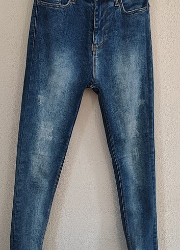 Koton Taşlamalı kot pantalon