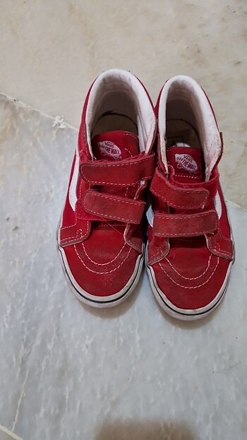 Vans kirmizi spor