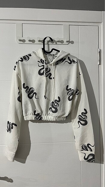 beyaz trendyolmilla baskılı sweat