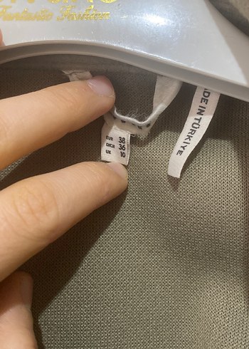 Düğmeli Bej Midi Kadın Kaban - Görsel 3