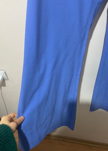 Mavi Kadın Midi Kumaş Pantolon - Görsel 4