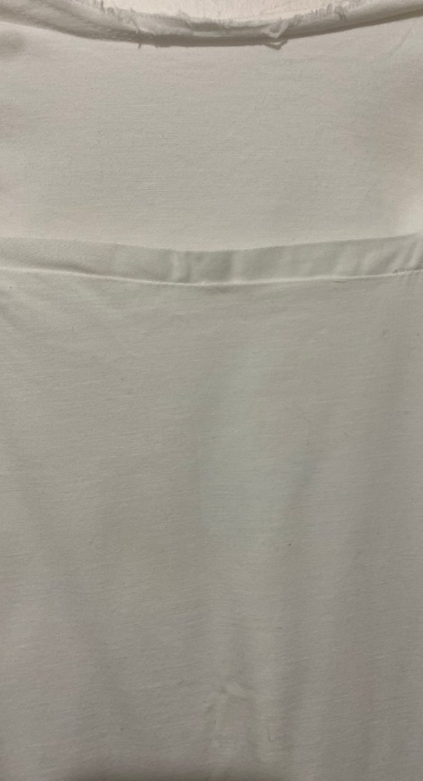 Kadın Beyaz Midi Kısa Kollu Pamuklu Elbise - Görsel 4