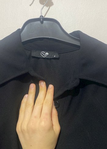 V Yaka Drapeli Siyah Uzun Kadın Elbise - Görsel 3