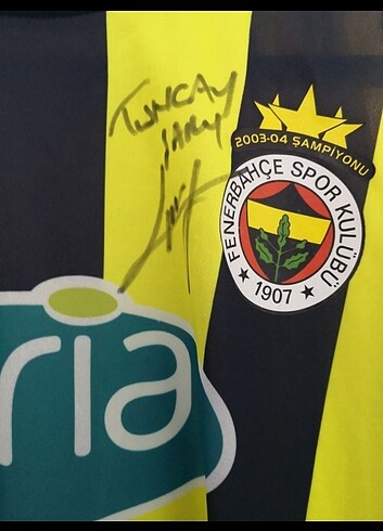 Tuncay Şanlı Islak İmzalı Fenerbahçe Forma