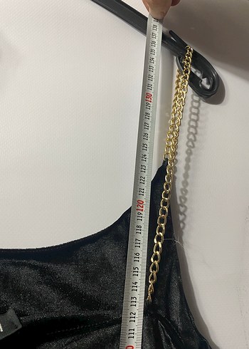 Siyah V Yakalı Midi Kadın Elbise - Görsel 9