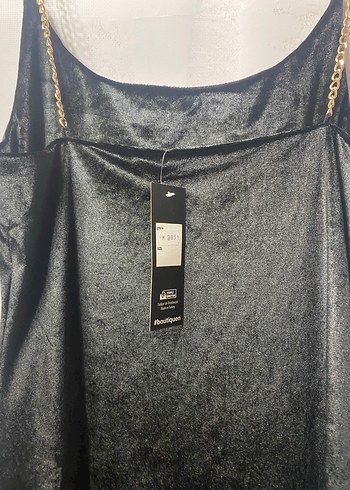 Siyah V Yakalı Midi Kadın Elbise - Görsel 6