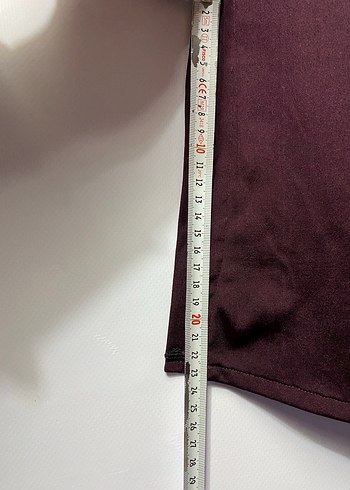 Bordo Midi Mini Etek - Görsel 4