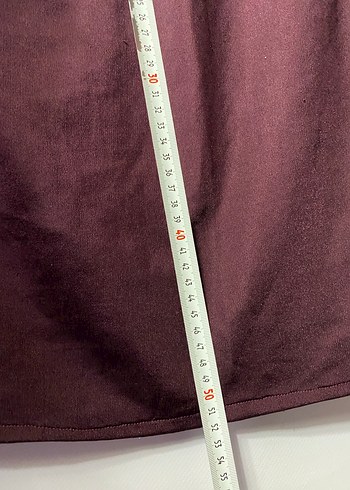 Bordo Midi Mini Etek - Görsel 5