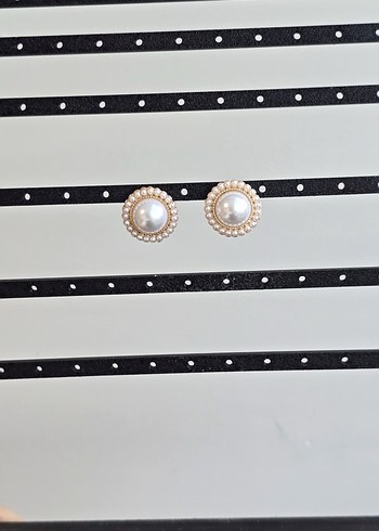 İnci Boncuklu Midi Küpe - Görsel 4