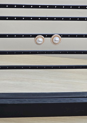 İnci Boncuklu Midi Küpe - Görsel 3