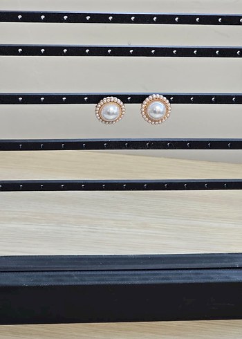 İnci Boncuklu Midi Küpe - Görsel 2