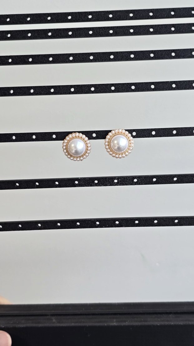 İnci Boncuklu Midi Küpe - Görsel 4