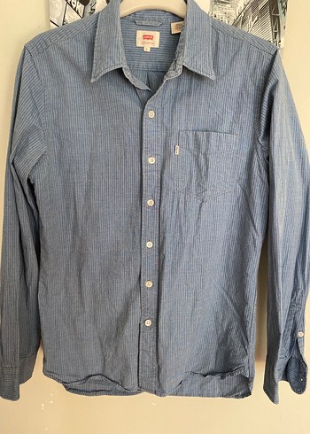 Levis Levi S Mavi Cizgili Uzun Kollu Gomlek