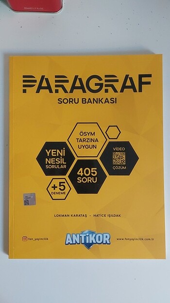 Paragraf Soru Bankası Antikor