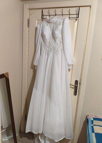 Beyaz Helen Gelinlik - Görsel 3