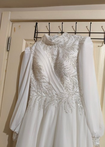 Beyaz Helen Gelinlik - Görsel 2