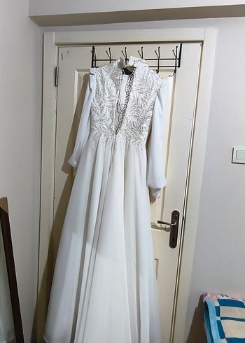 Beyaz Helen Gelinlik - Görsel 6