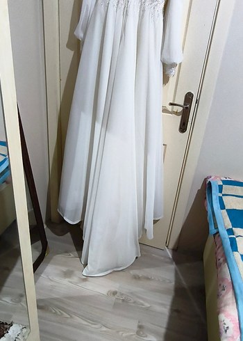 Beyaz Helen Gelinlik - Görsel 9