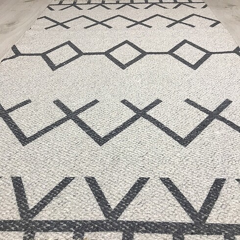  Beden El Dokuması Pamuklu Geleneksel Kilim