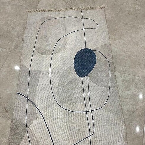El Dokuması Pamuklu Geleneksel Kilim