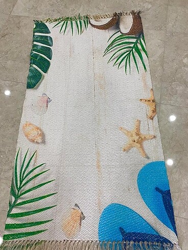 El Dokuması Pamuklu Geleneksel Kilim