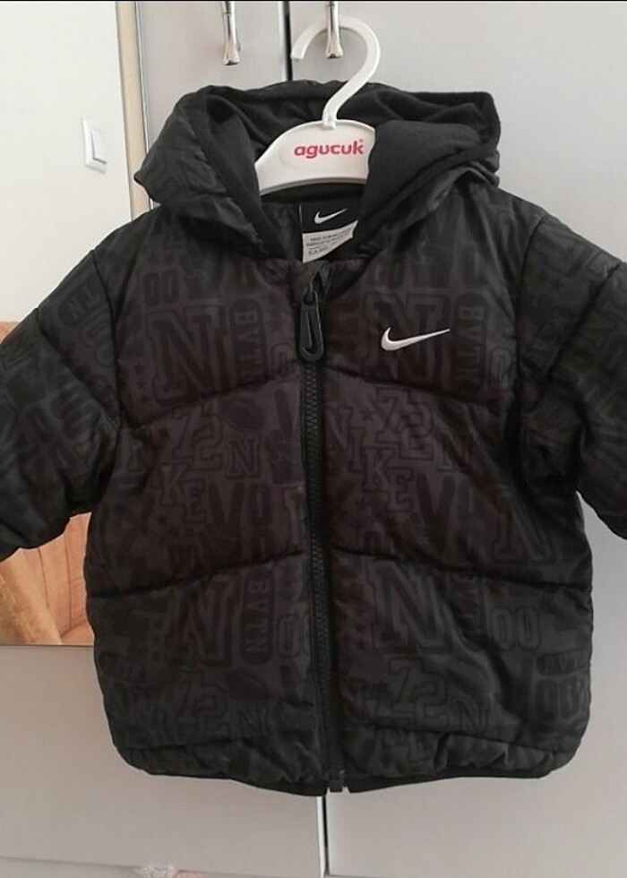 Erkek Bebek Kalın Şişme Mont Nike Mont 100 İndirimli