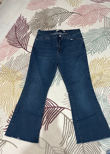 LC Waikiki Koyu Mavi Yuksek Bel Denim Jean