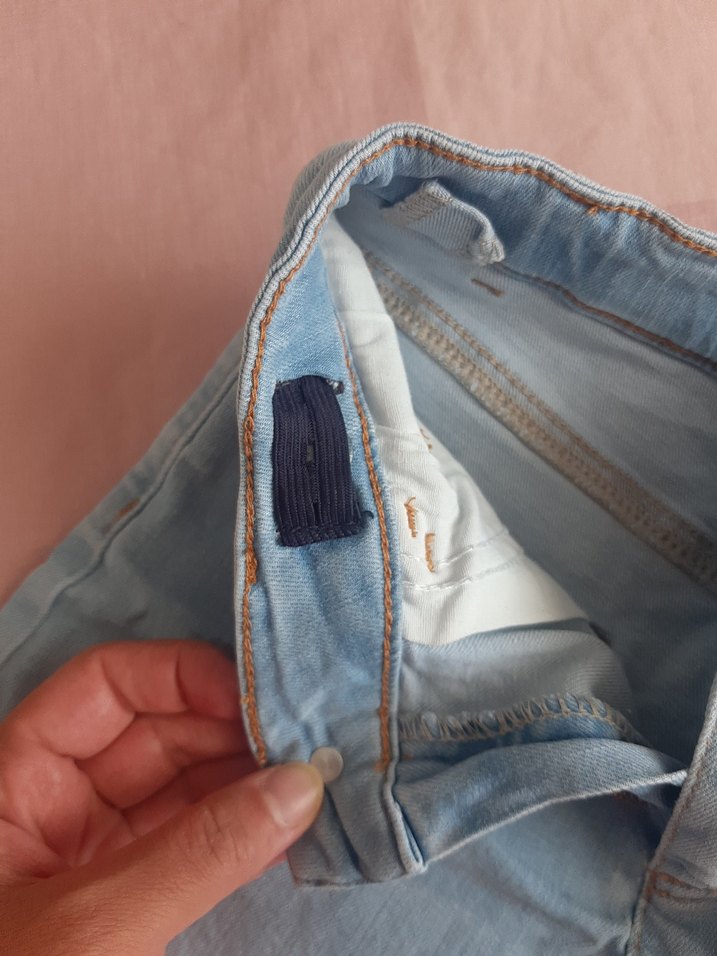 kız çocuk  Açık Mavi Şort - Görsel 4