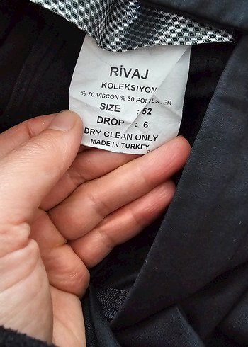 Siyah Erkek Takım Elbise Ceket - Görsel 6