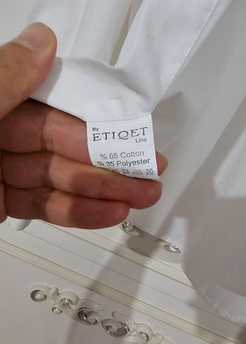 Beyaz Erkek Klasik Gömlek - Görsel 3