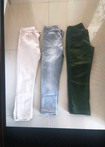 Gri Normal kız çocukDenim Pantolon