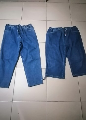 Günlük Rahat Kesim Mavi Kadın Kot Pantolon