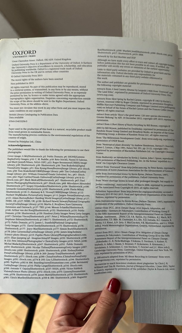 Oxford IB Diploma Çevresel Sistemler ve Toplum Kitabı ESS - Görsel 2