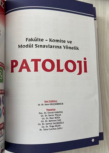 Patoloji Kitabı - Fakülte ve Modül Sınavlarına Özel