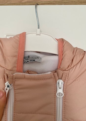 Pembe Bebek Kayak Tulumu Fermuarlı - Görsel 4